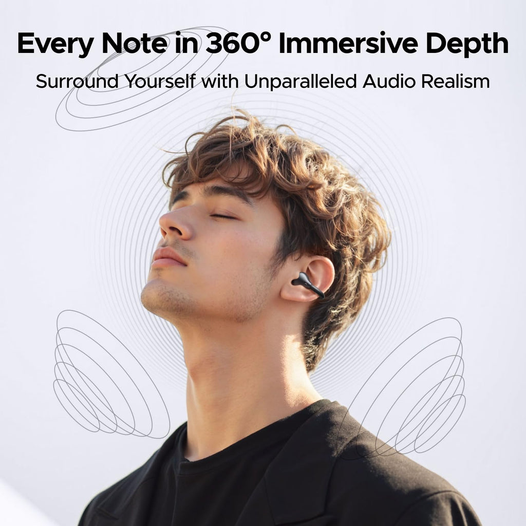 UGREEN ClipBuds Open Ear Headphone Bluetooth 6.0 Clip-on Earphone