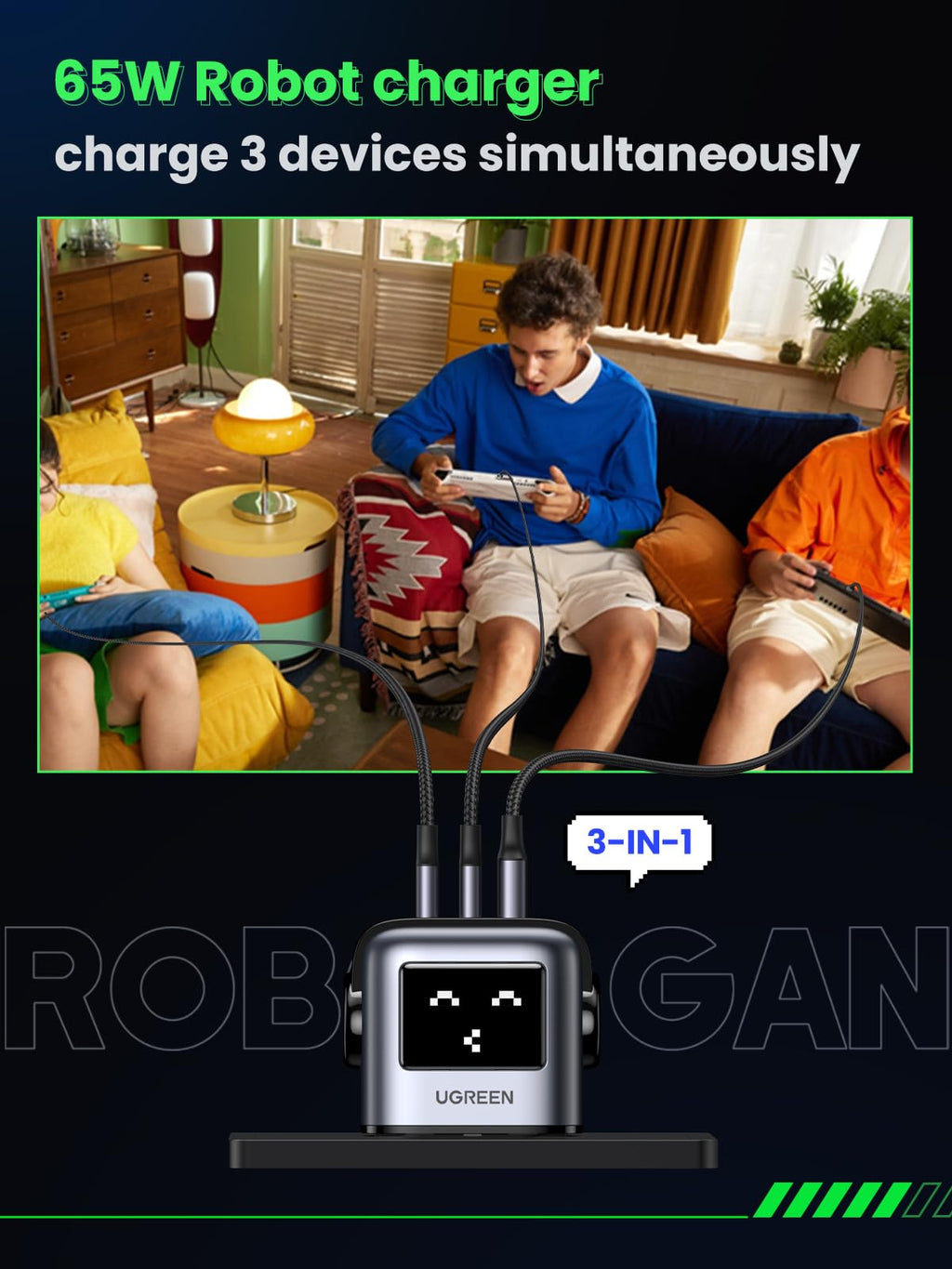 UGREEN Nexode RG 65W GaN Charger | UGREEN UK
