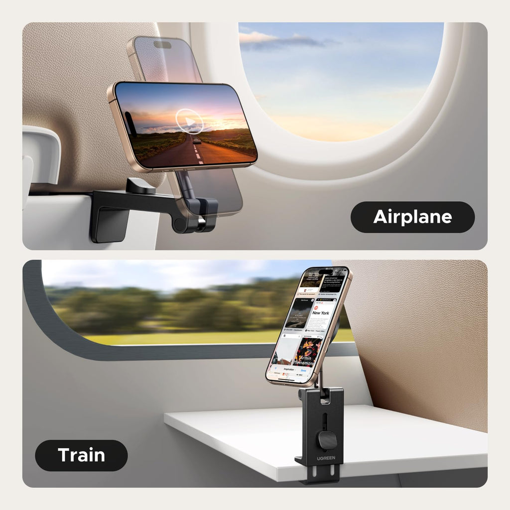 UGREEN Airplane Phone Holder Plane Travel Essential Magsafe Magnetic