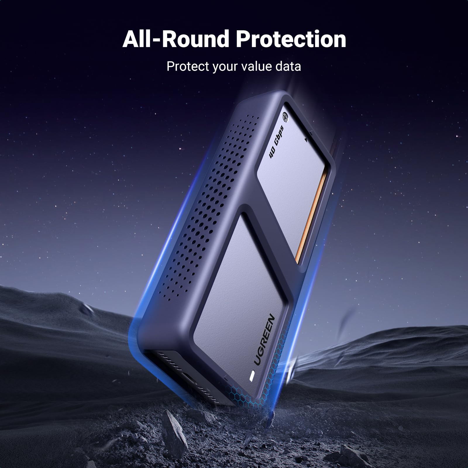 UGREEN Hard Drive Enclosure with Cooling Fan
