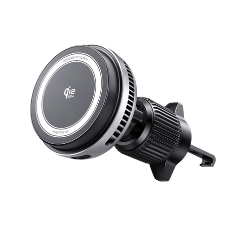 UGREEN MagFlow Pro Magnetic Wireless Car Charger (Qi2.2 25W, Triple Cooling System)