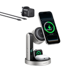 UGREEN MagFlow Pro Magnetic Wireless Charging Stand (3-in-1, Qi2 25W)