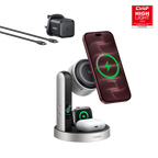 UGREEN MagFlow Pro Magnetic Wireless Charging Stand (3-in-1, Qi2 25W)