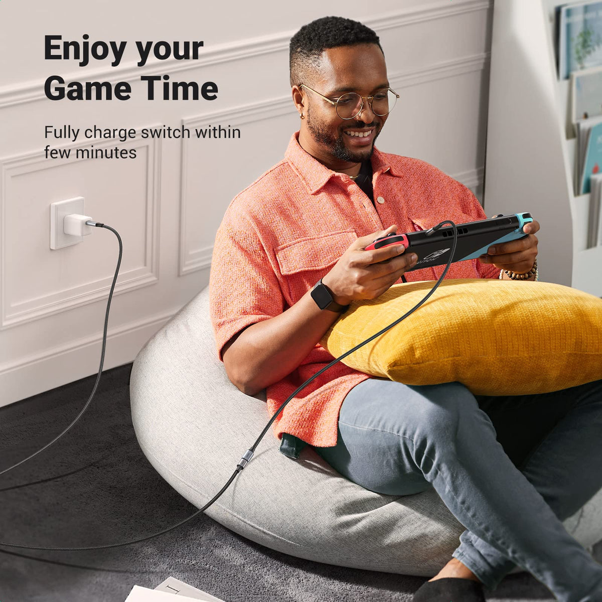 UGREEN 100W USB C Extension Cable 10Gbps 4K 60Hz, Male to Female Silver 1M