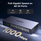 UGREEN 24 Port Gigabit Rack-Mount Network Switch