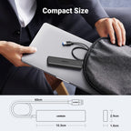 UGREEN USB Hub 3.0 with 60CM Extended Cable, 4 Ports Slim USB Splitter