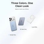 UGREEN MagFlow Air Magnetic Power Bank (5000mAh, Qi2 15W)