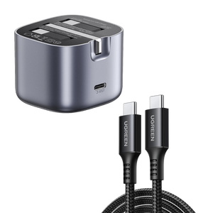 UGREEN Bundle: Nexode 30W GaN Charger + 60W USB-C Cable (3.2ft)