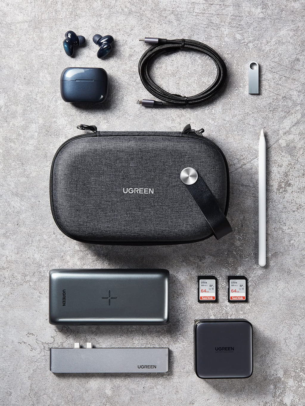 UGREEN Travel Electronics Organizer for Cables and Accessories