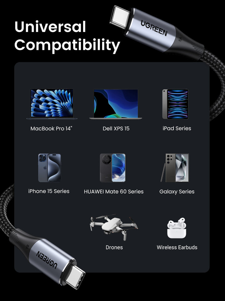Cavo USB C 240W Cavo USB C Da 2m INIU 240W - Ricarica Rapida PD E Trasferimento Dati 480 Mbps Accessori Ricarica Smartphone Tablet Cavo USB C 240W Cavo USB C Da 2m INIU 240W - Ricarica Rapida PD E Trasferimento Dati 480 Mbps Accessori Ricarica Smartphone Tablet