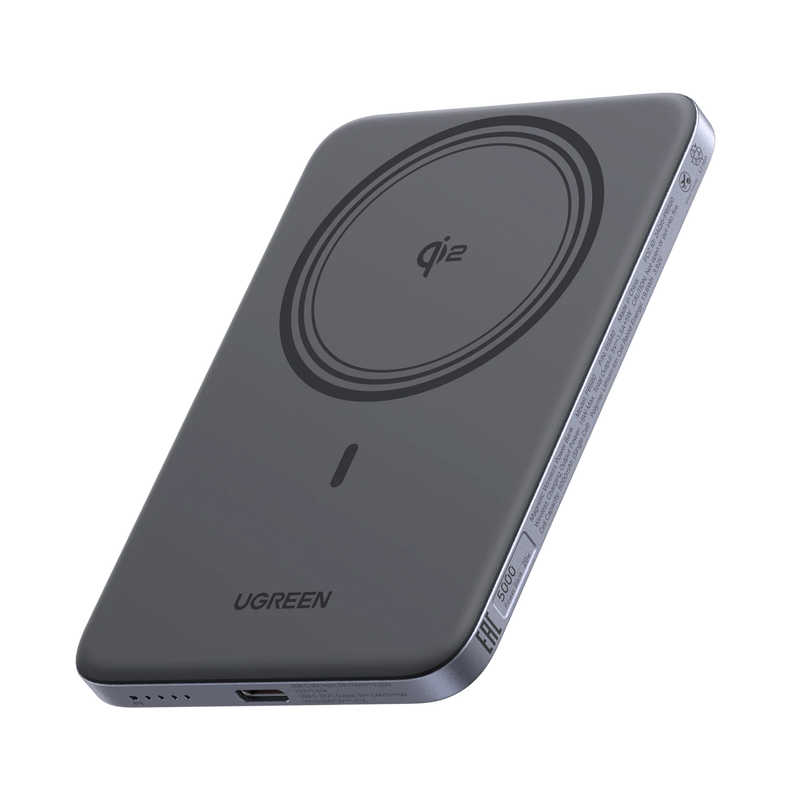 UGREEN MagFlow Air Magnetic Power Bank (5000mAh, Qi2 15W)