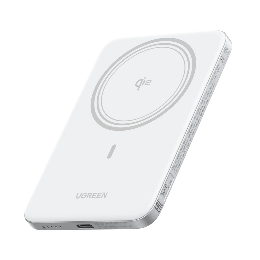 UGREEN MagFlow Air Magnetic Power Bank (5000mAh, Qi2 15W)