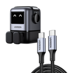 UGREEN Bundle Sale: 65W 3 Ports Charger+100W USB-C Cable (6.5ft)