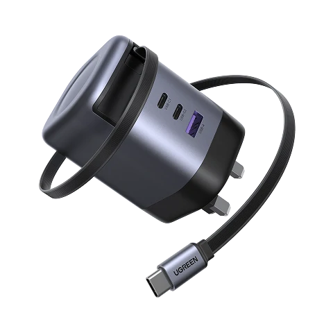 UGREEN Nexode 100W Charger with Retractable USB-C Cable