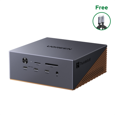 UGREEN Revodok Maxidok 17-in-1 Thunderbolt™ 5 Docking Station – 8TB, Dual 6K/8K Display for Mac & Windows