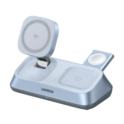 UGREEN MagFlow 3-in-1 Magnetic Wireless Desktop Charger 25W (MagSafe compatible)