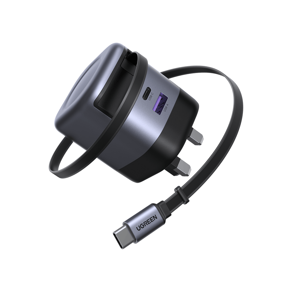 UGREEN Nexode 45W Charger with Retractable USB-C Cable