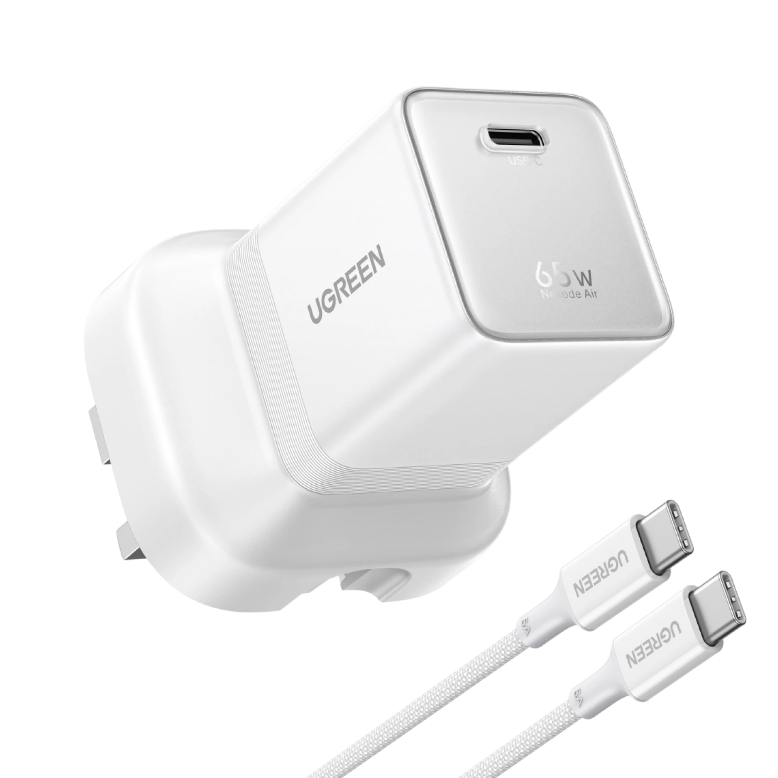 UGREEN Nexode Air USB-C Charger (65W, GaN, Foldable Plug)