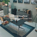 UGREEN MagFlow 2-in-1 Magnetic Wireless Charger 25W (MagSafe compatible)
