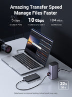 UGREEN Revodok Pro 312 12-IN-1 Docking Station with 100W GaN Charger