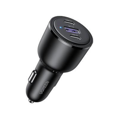 UGREEN 69W Fast Car Charger with 3 Ports