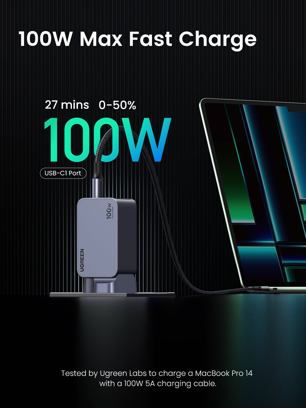 UGREEN Nexode Pro 100W 3-Port Charger | UGREEN UK