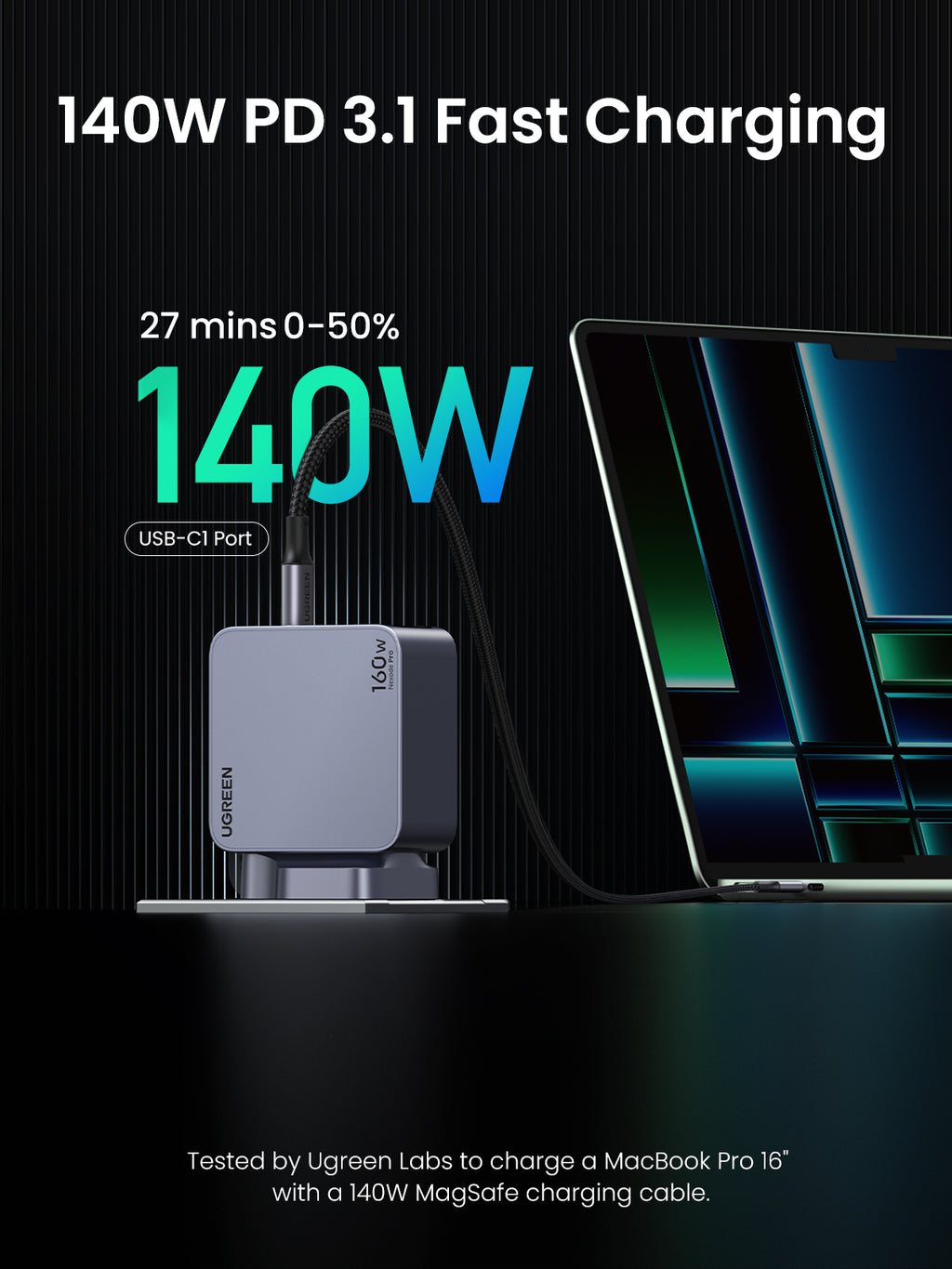 Ugreen Nexode Pro 160W 4-Port GaN Fast Charger