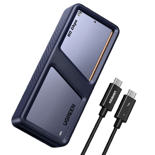 UGREEN M.2 NVMe SSD Enclosure (80Gbps, Thunderbolt 5, 8TB)