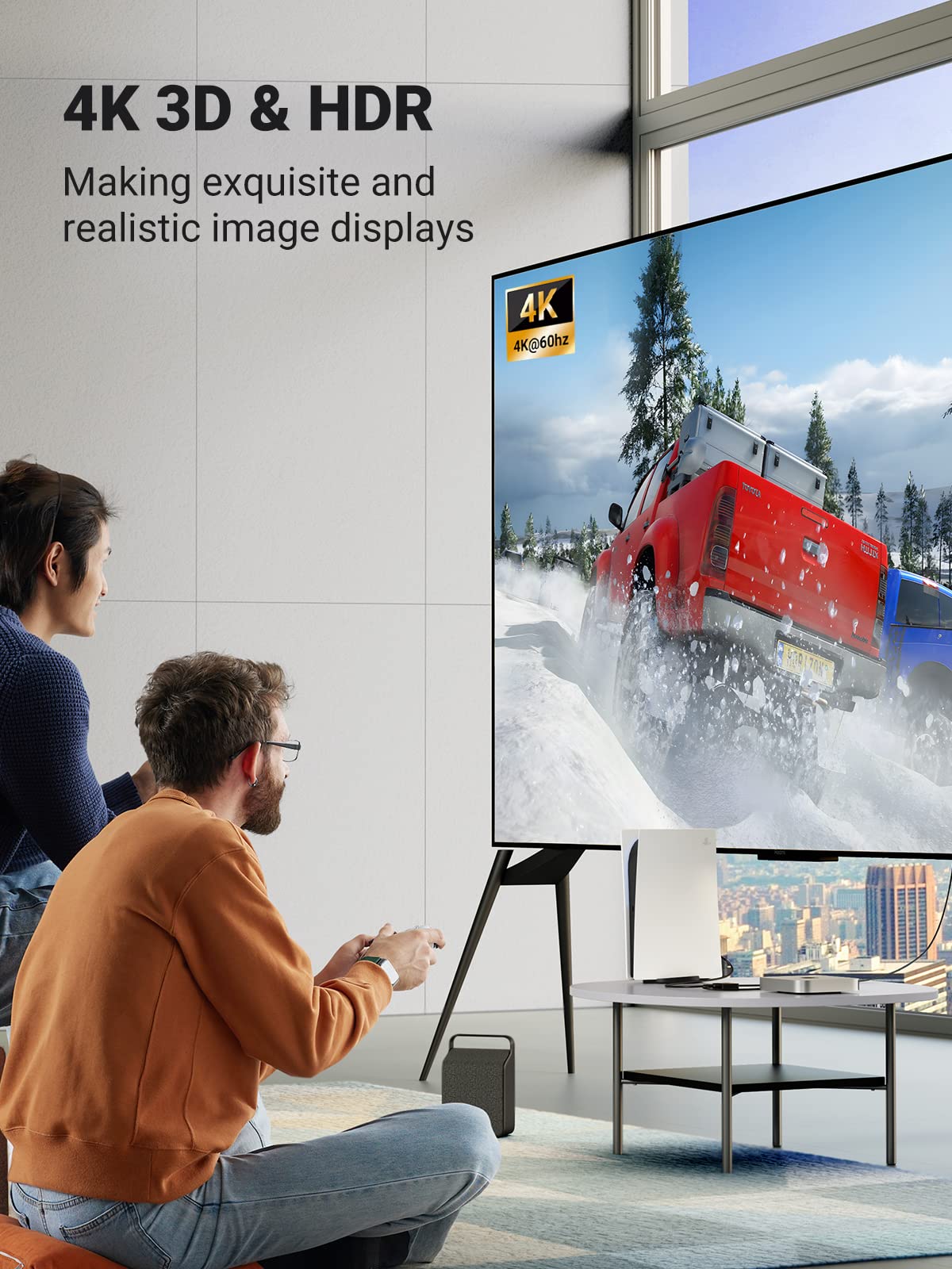 Ugreen 1 IN 2 Out or 2 IN 1 Out Bi-directional 4K@60Hz HDMI Switcher - UGREEN - 70607