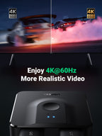 Ugreen 1 IN 2 Out or 2 IN 1 Out Bi-directional 4K@60Hz HDMI Switcher - UGREEN - 70607