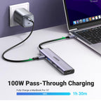 Ugreen 100W GaN Charger with 5-in-1 USB-C Hub Bundle - UGREEN - 40749+15495