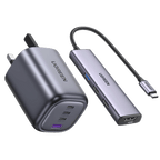 Ugreen 100W GaN Charger with 5-in-1 USB-C Hub Bundle - UGREEN - 40749+15495