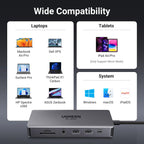 Ugreen 11-in-1 USB-C Hub (10Gbps USB 3.2, Dual HDMI) - UGREEN-15965