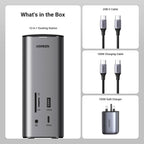 Ugreen 12-in-1 Docking Station with 100W GaN Charger - UGREEN-90325UK