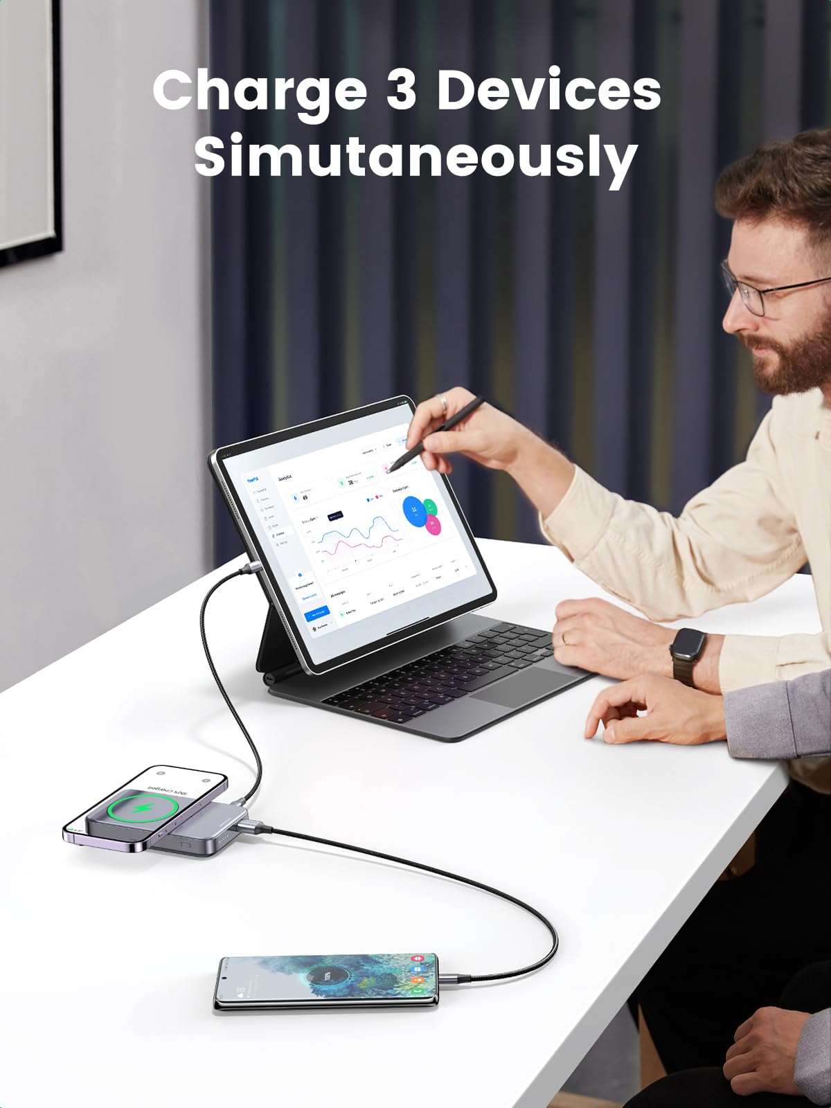 Ugreen 15W 10000mAh Magsafe Wireless Power Bank - UGREEN-15086