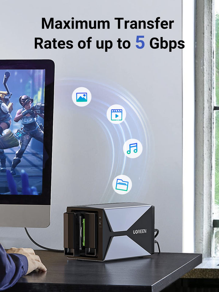 Ugreen 2 Bay RAID Enclosure - UGREEN-60642