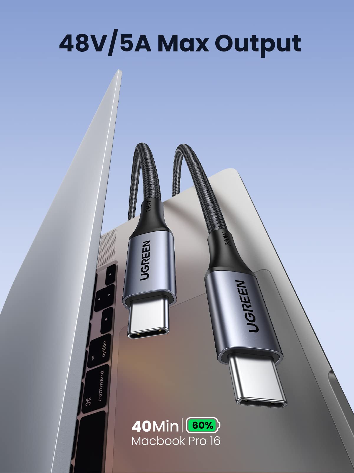 Ugreen 240W USB C Charger Cable PD 3.1 USB C to USB C Cable - UGREEN-‎90440