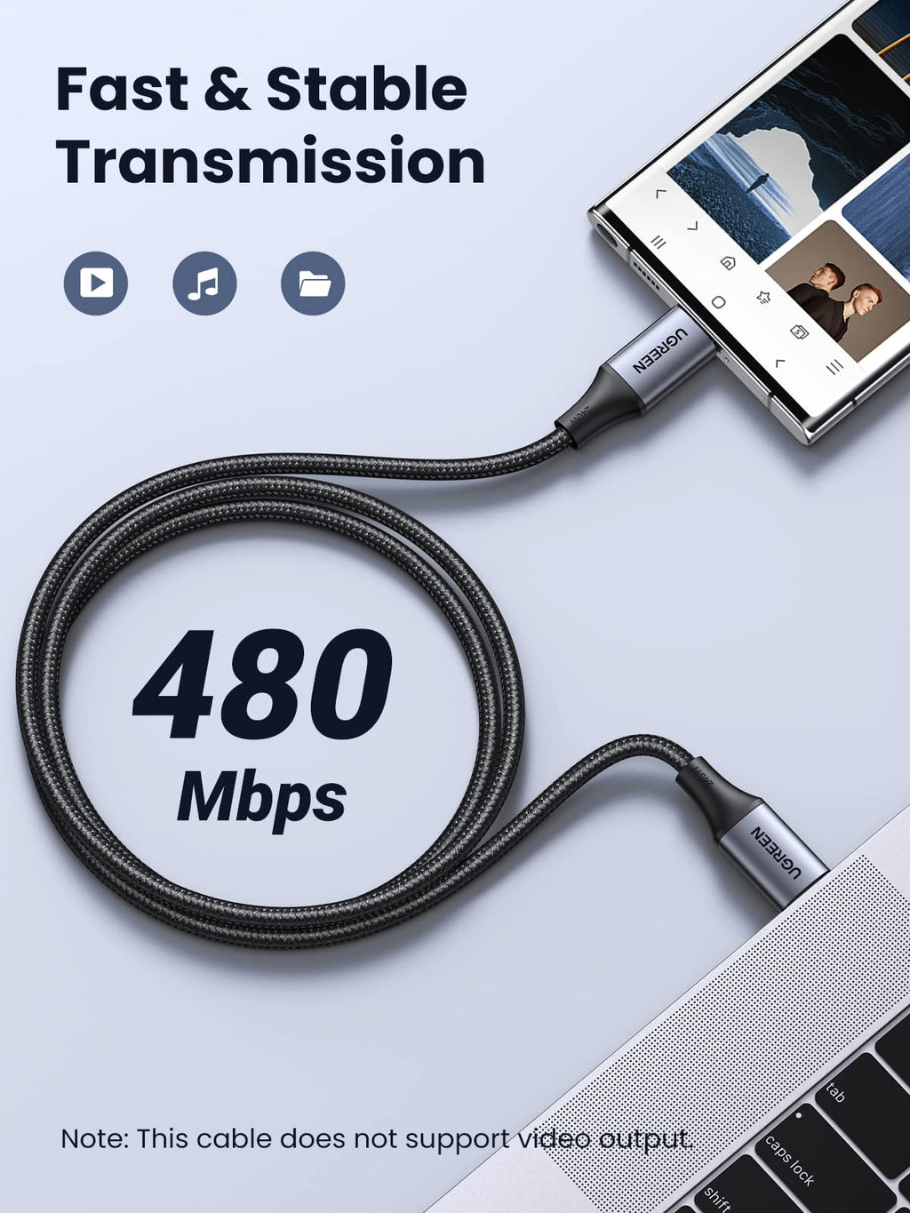 Ugreen 240W USB C Charger Cable PD 3.1 USB C to USB C Cable - UGREEN-‎90440