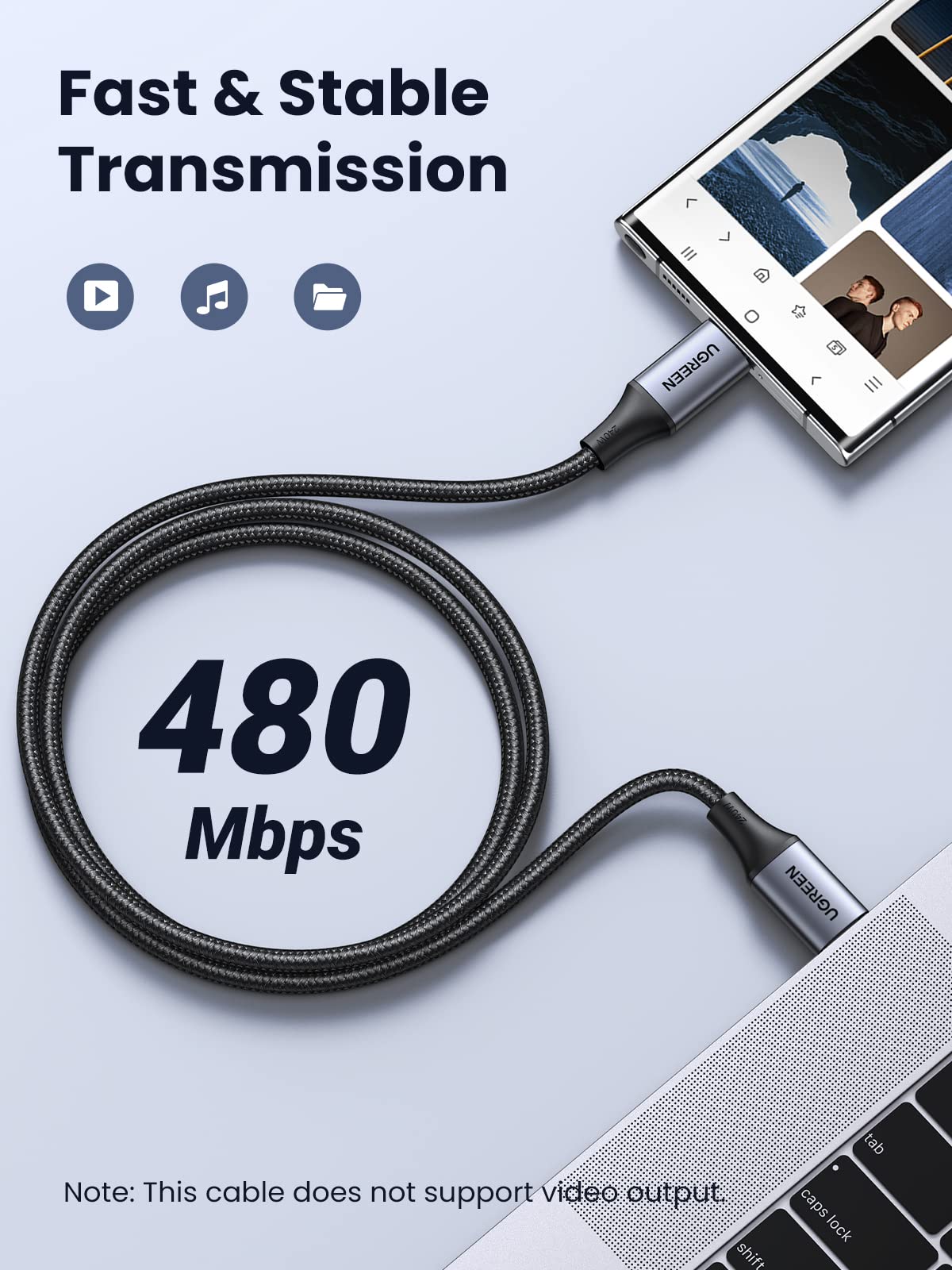Ugreen 240W USB C Charger Cable PD 3.1 USB C to USB C Cable - UGREEN-‎90440