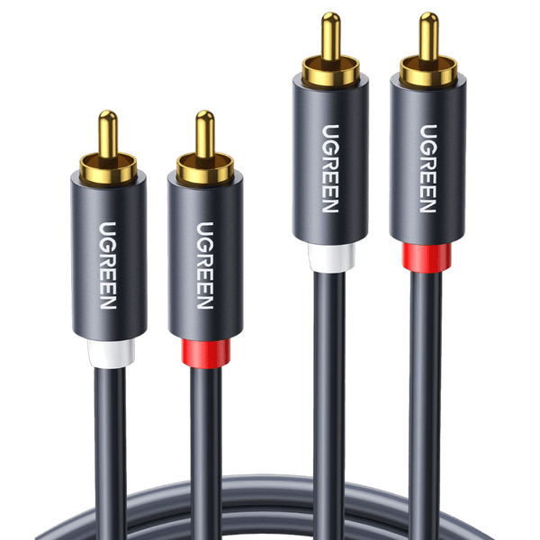 Ugreen 2M 2RCA to 2RCA Stereo Cable - Hi-Fi Audio Interconnect - UGREEN - 10518