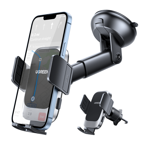 Ugreen 3-in-1 Dashboard & Air Vent Car Phone Holder - UGREEN-15265