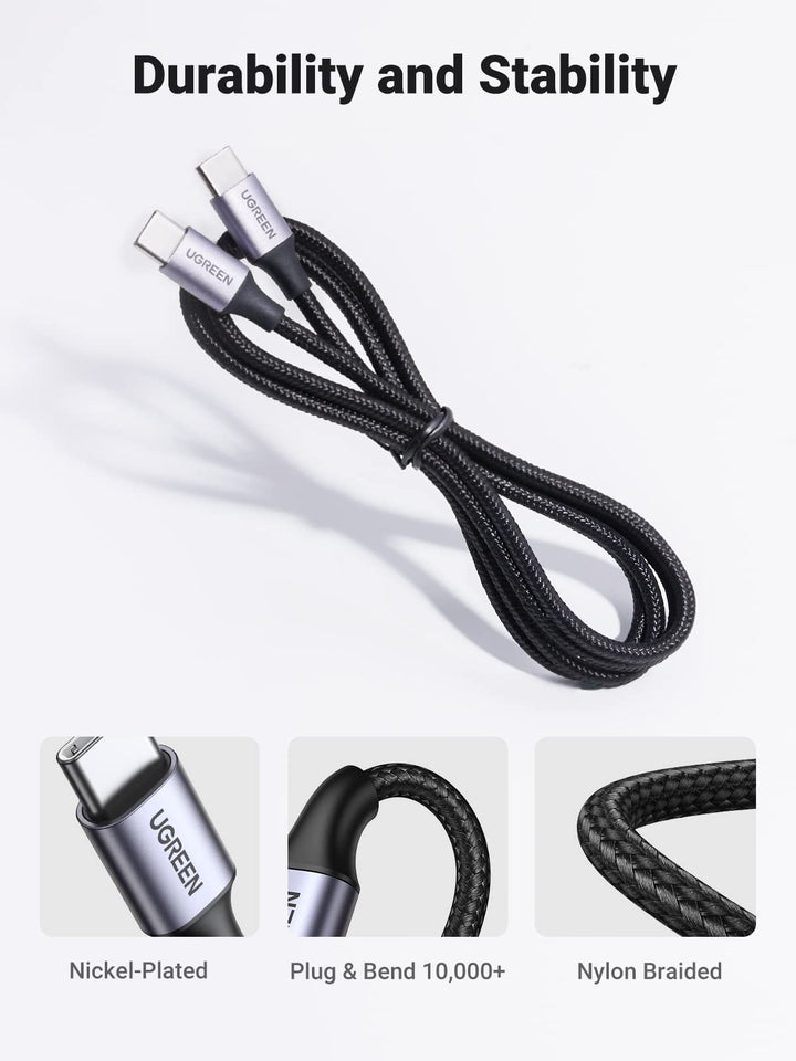 Ugreen 30W PD Car Charger 2 Ports with 60W USB C Cable - UGREEN-90314