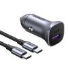 Ugreen 30W PD Car Charger 2 Ports with 60W USB C Cable - UGREEN-90314