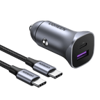 Ugreen 30W PD Car Charger 2 Ports with 60W USB C Cable - UGREEN-90314
