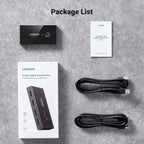 Ugreen 4 Port USB 3.0 5Gbps High-Speed Switch Selector - UGREEN - 30768
