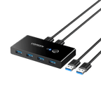 Ugreen 4 Port USB 3.0 5Gbps High-Speed Switch Selector - UGREEN-30768