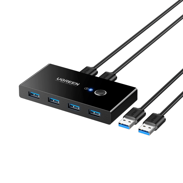 Ugreen 4 Port USB 3.0 5Gbps High-Speed Switch Selector - UGREEN-30768