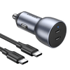 Ugreen 40W PD Car Charger 2 Ports with 60W USB C Cable - UGREEN-90544