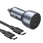 Ugreen 40W PD Car Charger 2 Ports with 60W USB C Cable - UGREEN-90544