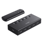 Ugreen 5 in 1 Out HDMI Switch - 4k@60hz with Remote - UGREEN - 90512